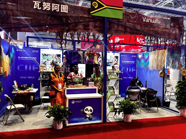 The Department of Industry, under the Ministry of Trade and Commerce, Vanuatu, is proud to announce its participation in the China International Import Expo (CIIE) 2025, currently taking place in Shanghai, China.
